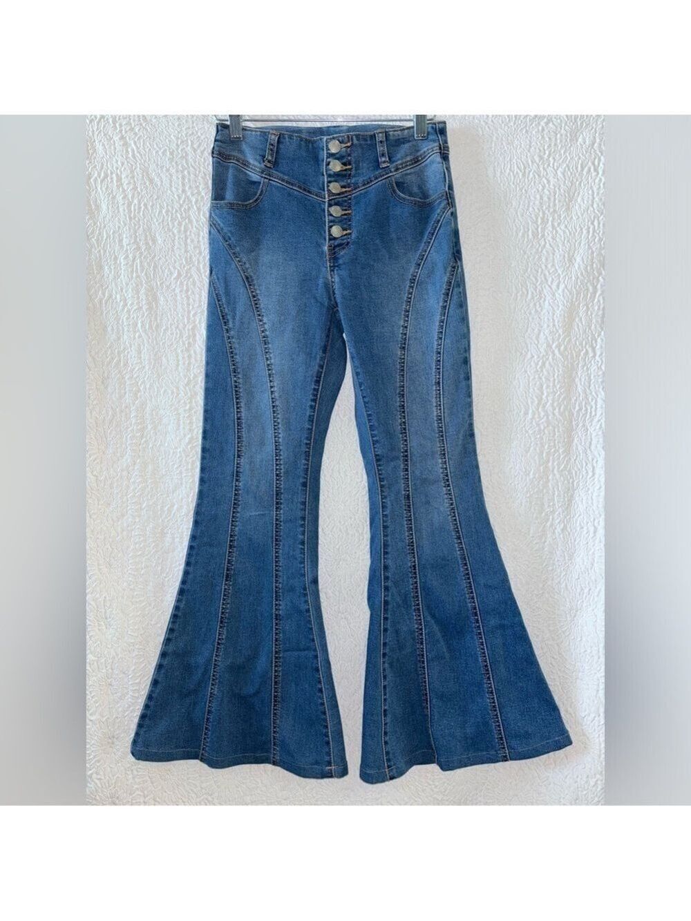LITZ Flare Stretch Denim Jeans